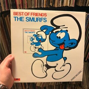 ⭐️ 5/$20 The Smurfs Best Of Friends Vinyl Record